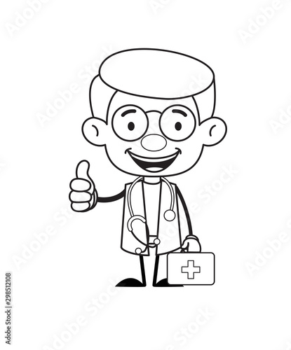 Gynecologist Doctor - Showing a Thumb Up
