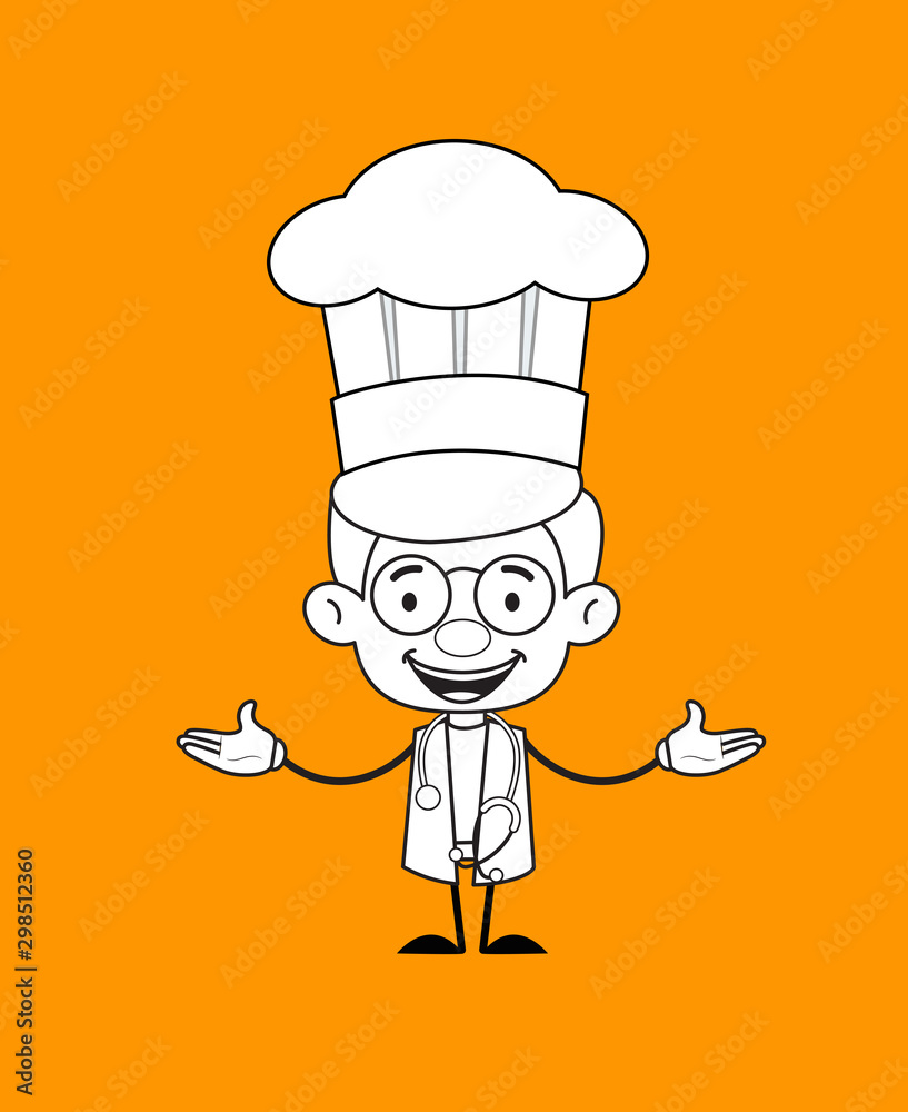 Gynecologist Doctor - Standing with Open Hands Gynecologist Doctor - Standing with Open Hands