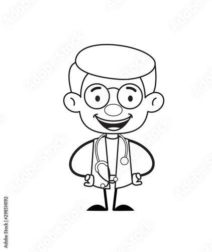 Gynecologist Doctor - in happy mood