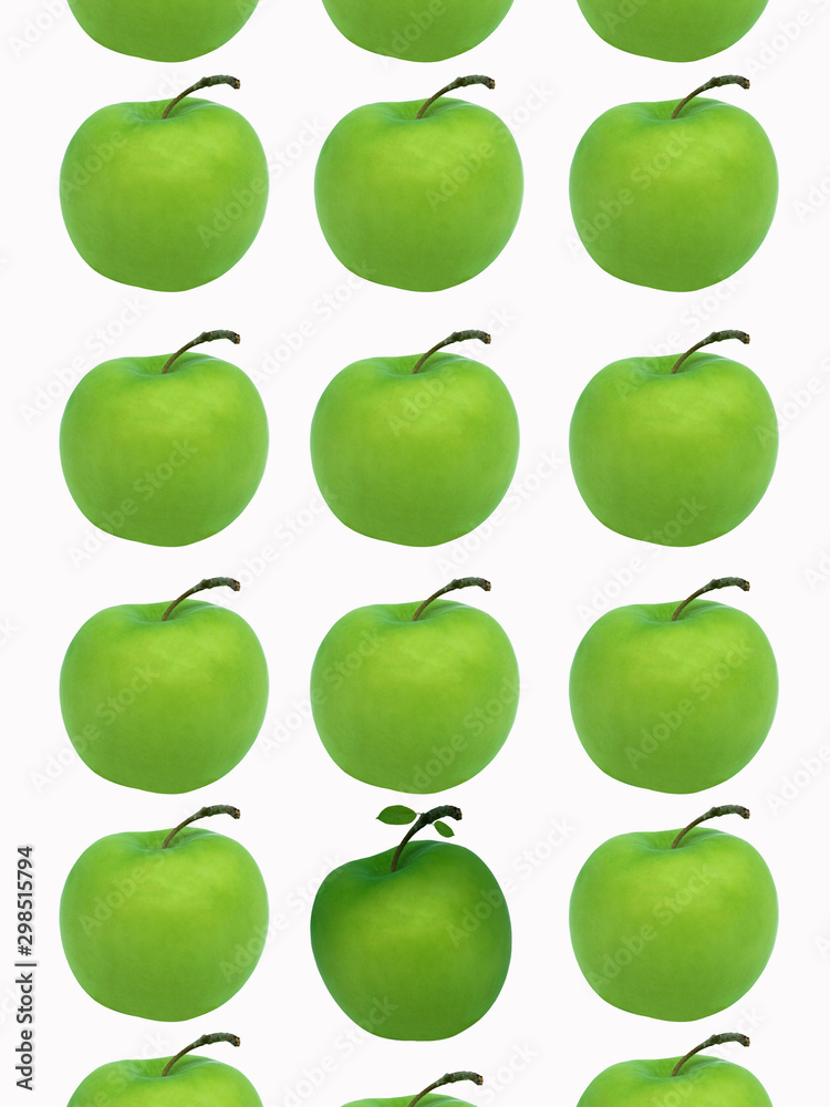 green apples vertical background selection process concept green apples vertical background selection process concept