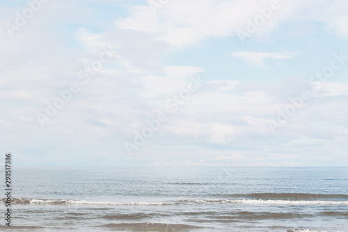 Baltic sea coast, minimalistic beach background
