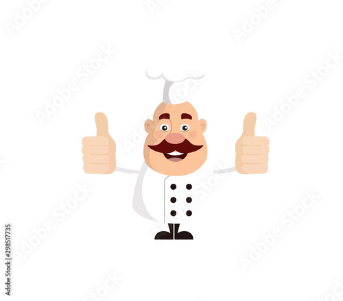 Fat Funny Chef - Double Thumbs Up