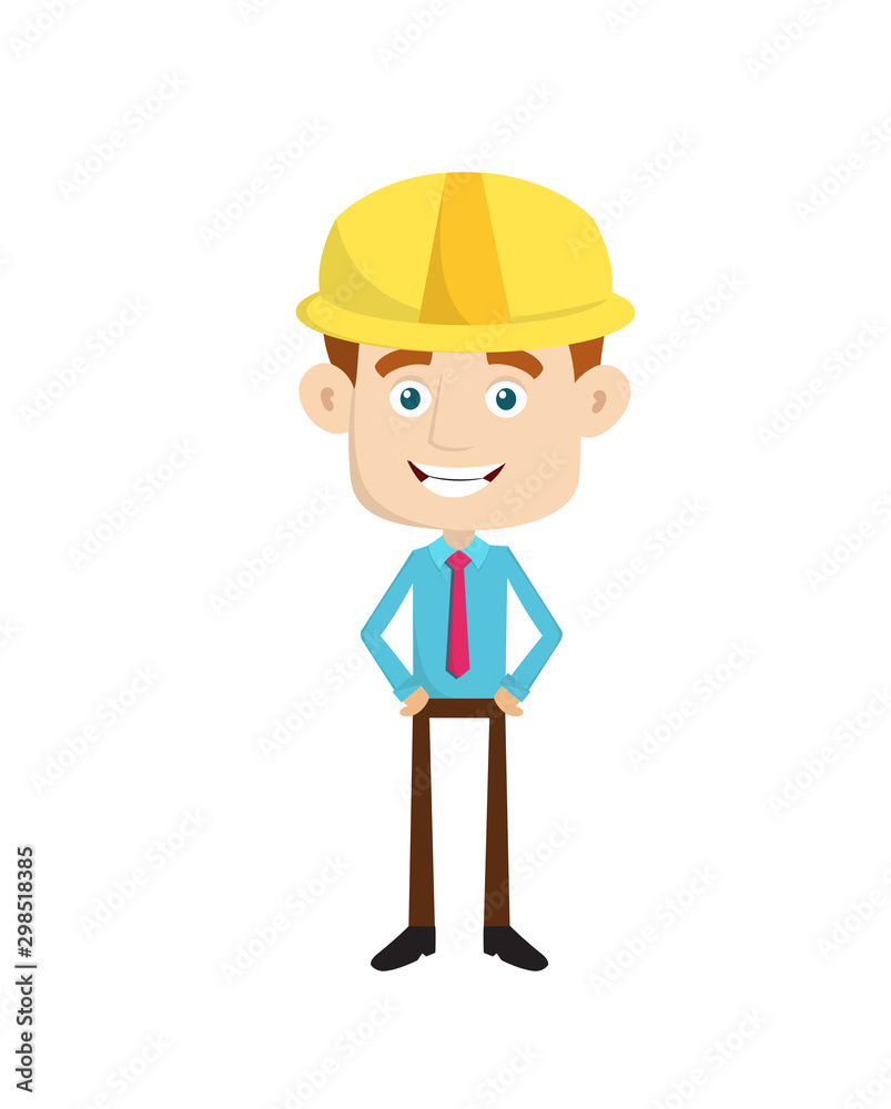 Engineer Builder Architect - in happy mood