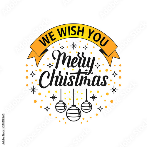 We Wish You Merry Christmas White Gold