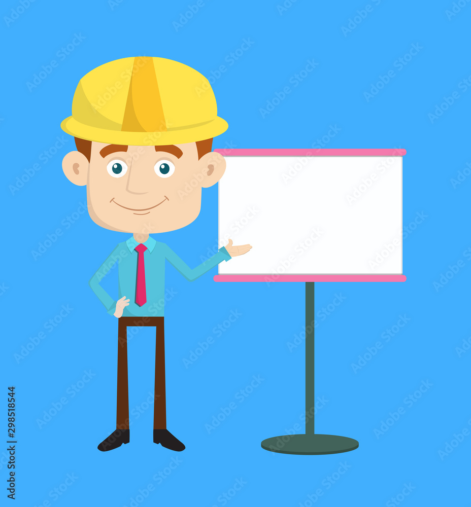 Engineer Builder Architect - Showing on White Board Engineer Builder Architect - Showing on White Board