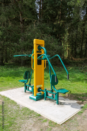 Gym Equipment - Outdoor Exercise Gymnasium. Fitness.