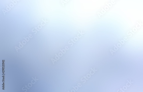Empty glare blue background. Blurred light abstract texture. Defocus delicate illustration.