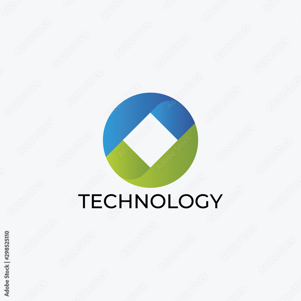 Abstract technology logo template. Colorfull, Gradient. Abstract technology logo template. Colorfull, Gradient.