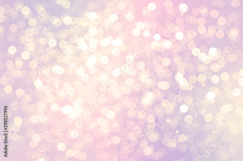 Abstract bokeh on peach background