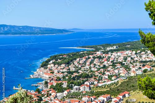 Cityscape of Bol, Brac island, Croatia.