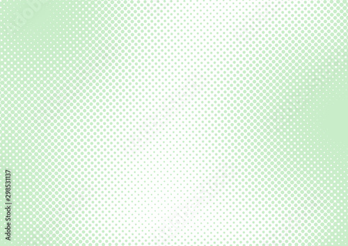 Light green and white pop art background in retro comic style with halftone dots design, vector illustration eps10