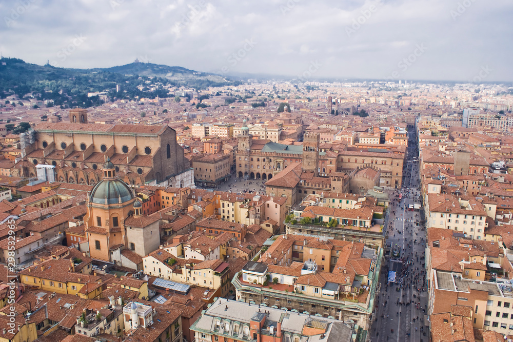 Panoramic view of Bologna