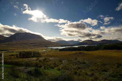 Schottland Landschaft und Wälder