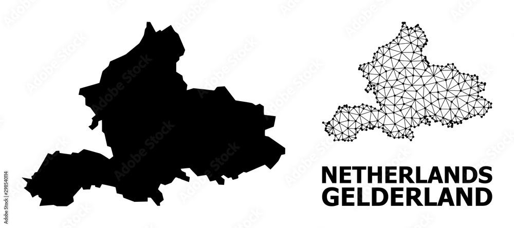 Solid and Carcass Map of Gelderland Province