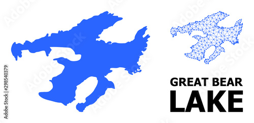 Solid and Carcass Map of Great Bear Lake
