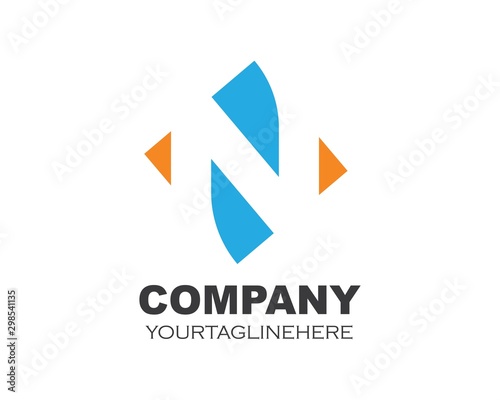 Free Download n letter logo icon illustration vector - GFXLoad