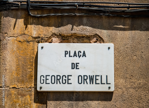 Fotografie Placa de George Orwell