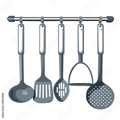 Kitchenware realistic vector illustration isolated