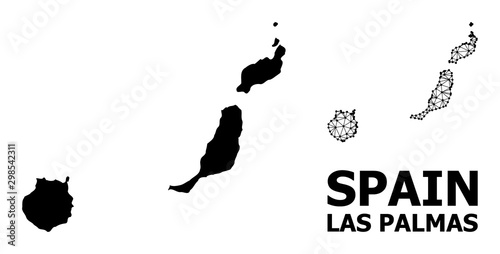 Solid and Network Map of Las Palmas Province