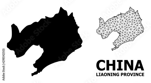 Solid and Network Map of Liaoning Province