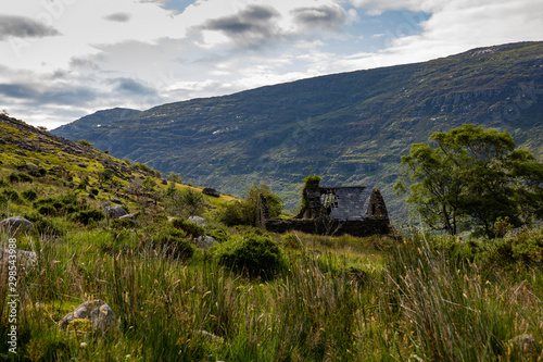 Abandon house in The Black Valley, Co.Kerry, Ireland reminds of times past