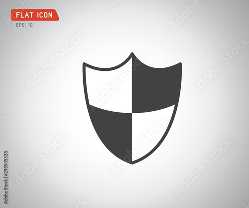Free Download logo security company. vector emerald shield for protection, vector illustration - GFXLoad