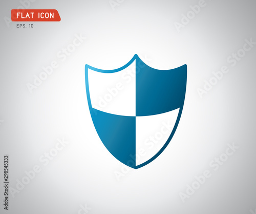 Free Download logo security company. vector emerald shield for protection, vector illustration - GFXLoad