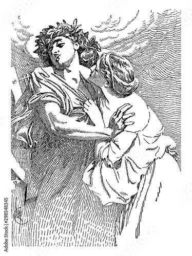 Orpheus vintage illustration.