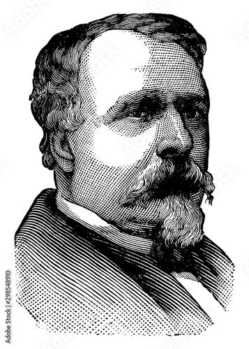 Murat Halstead, vintage illustration