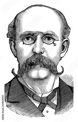 Terrence V. Powderly, vintage illustration
