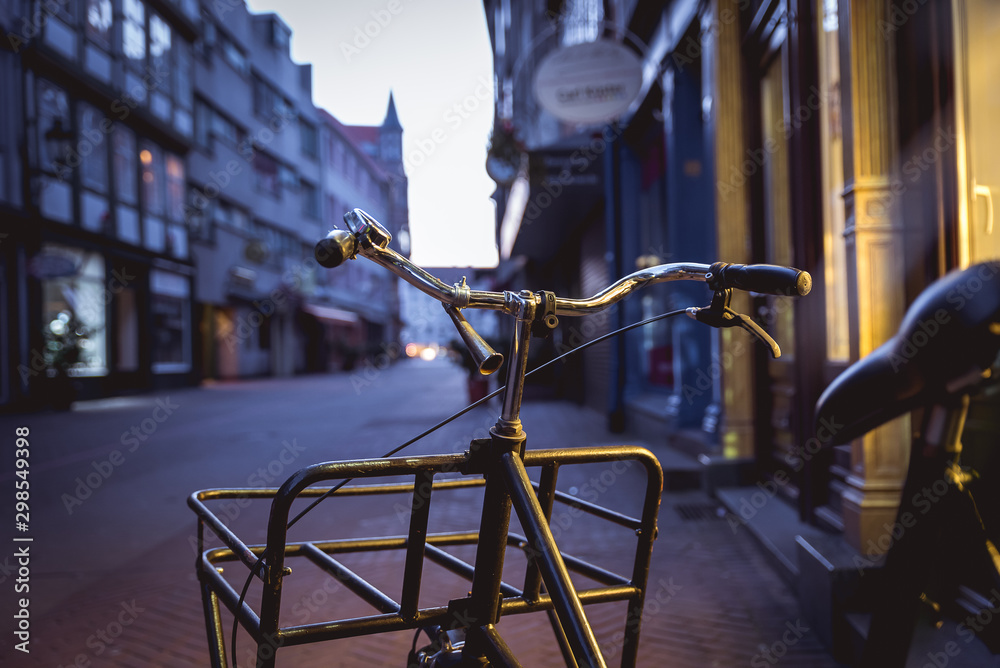 Lieferfahrrad in der Kramerstrasse in Hannover