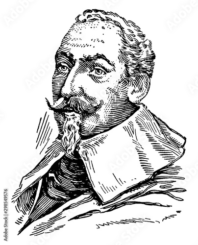 Gustavus Adolphus, vintage illustration