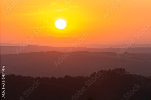 Sunrise in transylvania