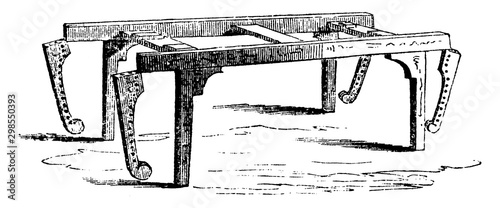 Washington's Bier vintage illustration.