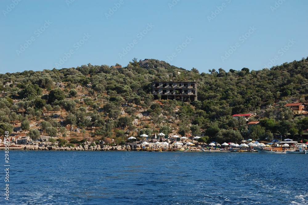 Limanağzı beach in Kaş, Turkey