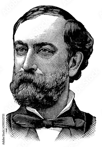 William F. Vilas, vintage illustration