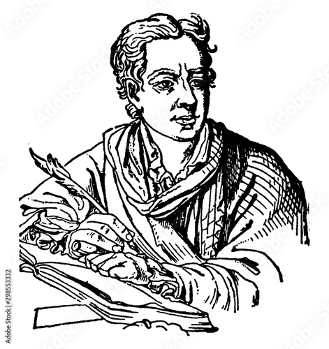 Johann Joachim Winckelmann, vintage illustration