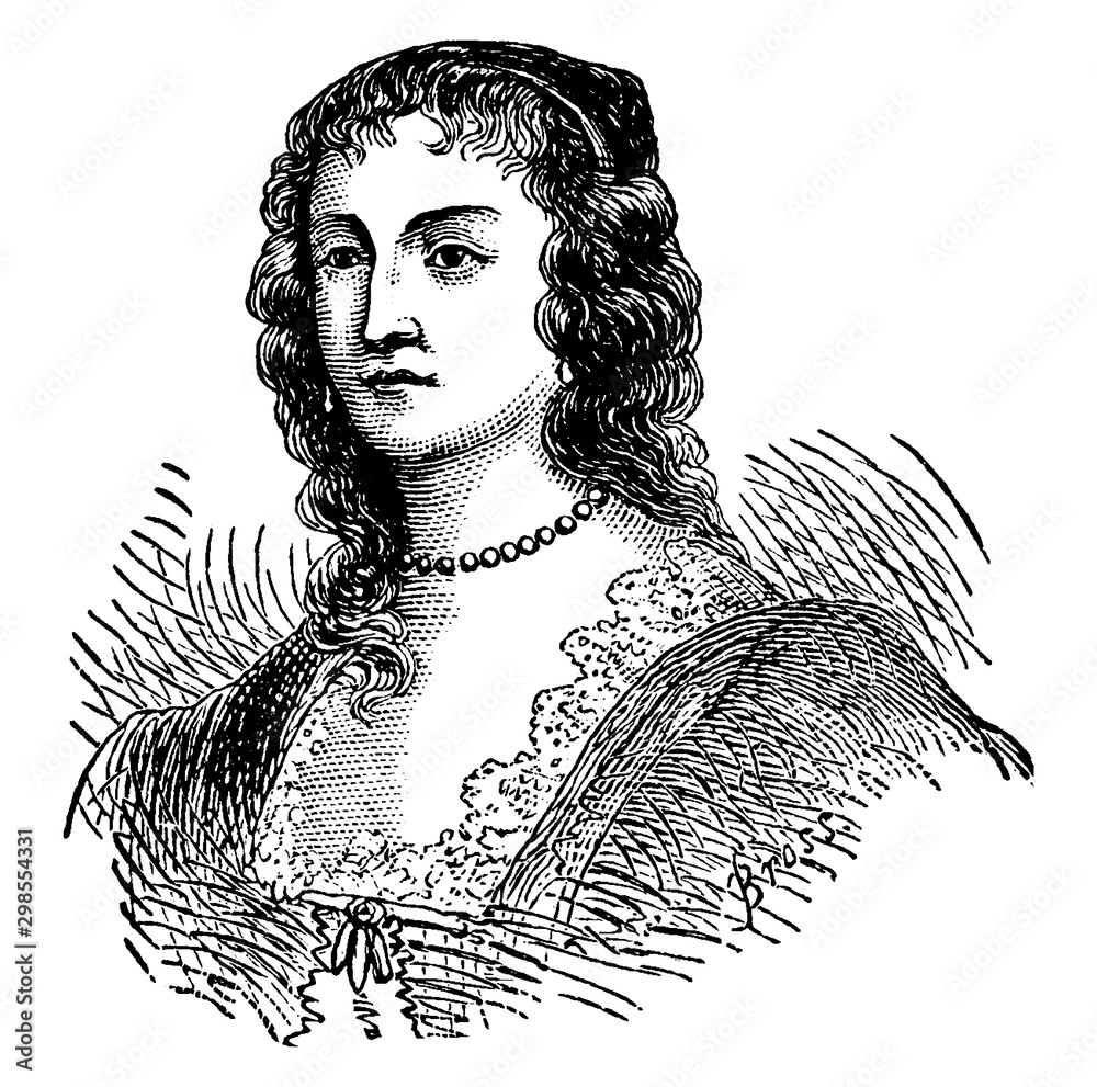 Henrietta Maria Vintage Illustration Stock Vector Adobe Stock henrietta-maria-vintage-illustration-stock-vector-adobe-stock