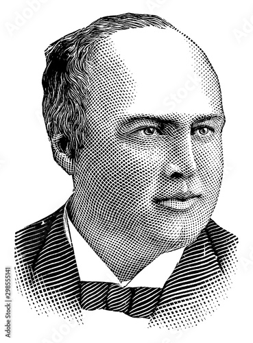 Robert J. Ingersoll, vintage illustration