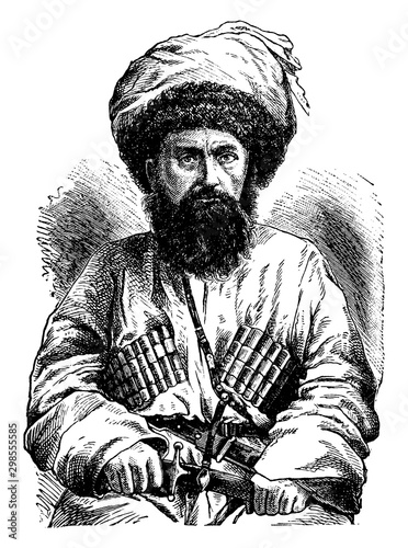 Shamyl, vintage illustration
