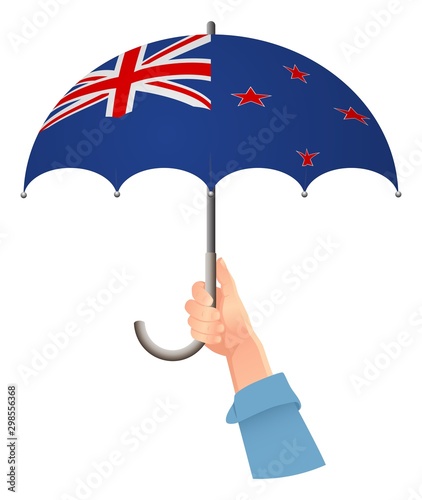 New Zealand flag umbrella