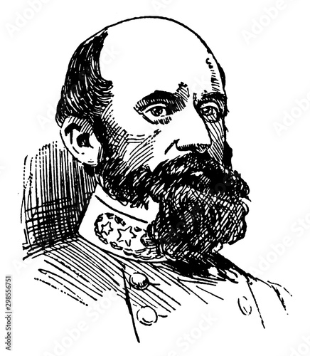 General Ewell, vintage illustration photo