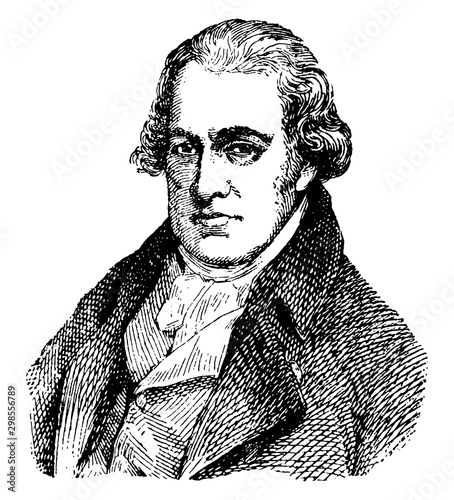 James Watt, vintage illustration