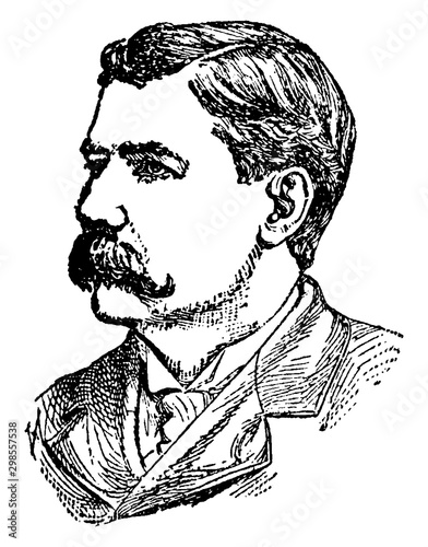 Jonathan P. Dolliver, vintage illustration photo