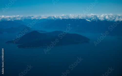 Aerial view of Vancouver Bay