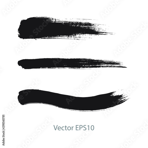 black brush stroke stripes 