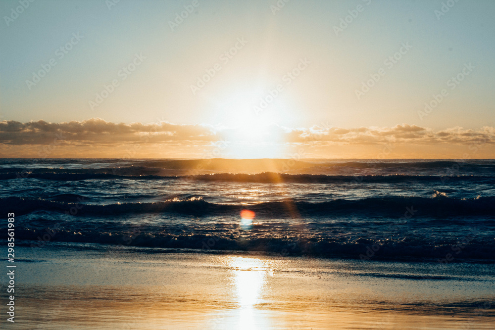 Fototapeta premium sunset on the beach