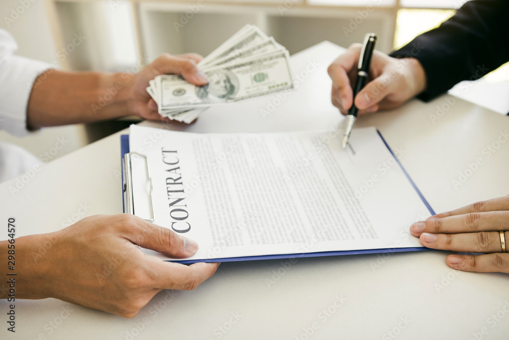 ployees are doing corruption by giving dirty money to signing contract. ployees are doing corruption by giving dirty money to signing contract.