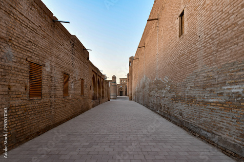 Narrow Streets of Khiva, Uzbekistan