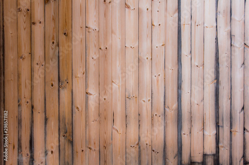 Old wood panel texture of wall room, Natural material design for interior and exterior, Brown wooden texture and background.